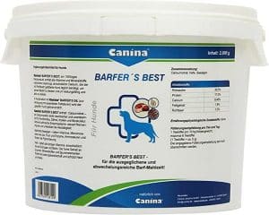 Barf komplett Zusatz - Canina Barfers Best Nahrungsergänzung für Hunde