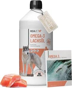 Barf Öl für Hunde - ReaVet Lachsöl für Hunde 1 Liter